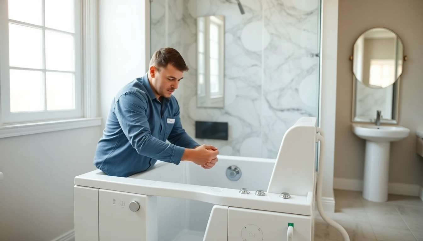 Therapeutic Walk-In Tub Installation